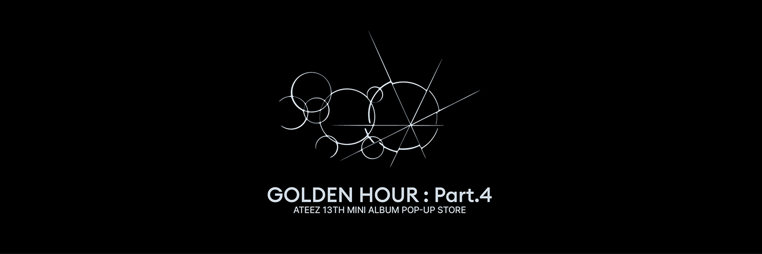 ATEEZ GOLDEN HOUR : Part.4 POP-UP STORE's banner