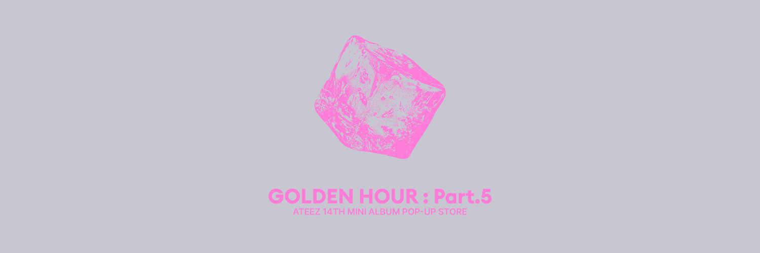 ATEEZ GOLDEN HOUR : Part.5 POP-UP STORE's banner
