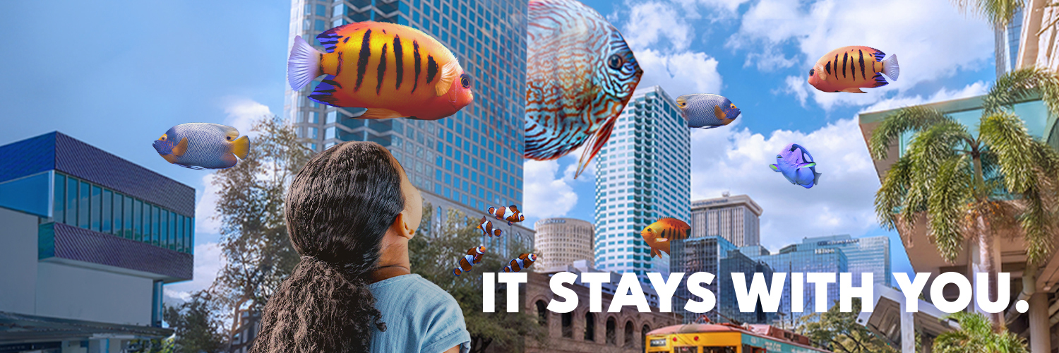 The Florida Aquarium's banner