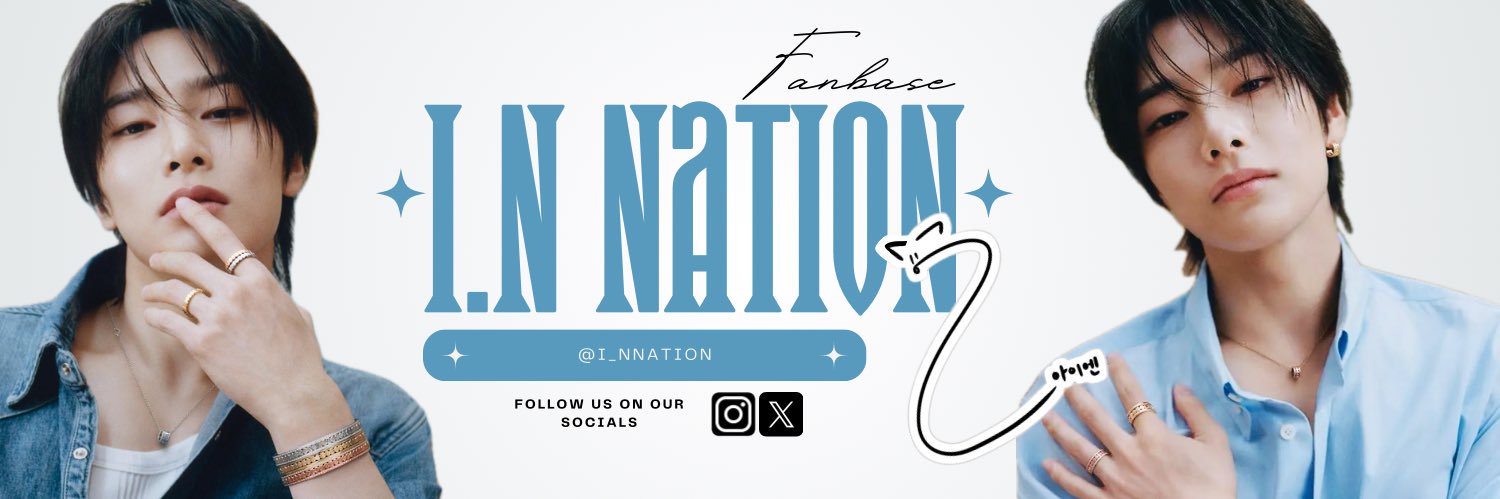 I.N NATION's banner