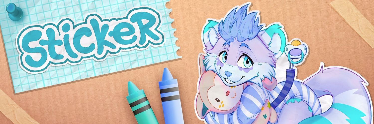 StickerRaccoon! 🦝🖍️ (stickerraccoon.bsky.social)'s banner