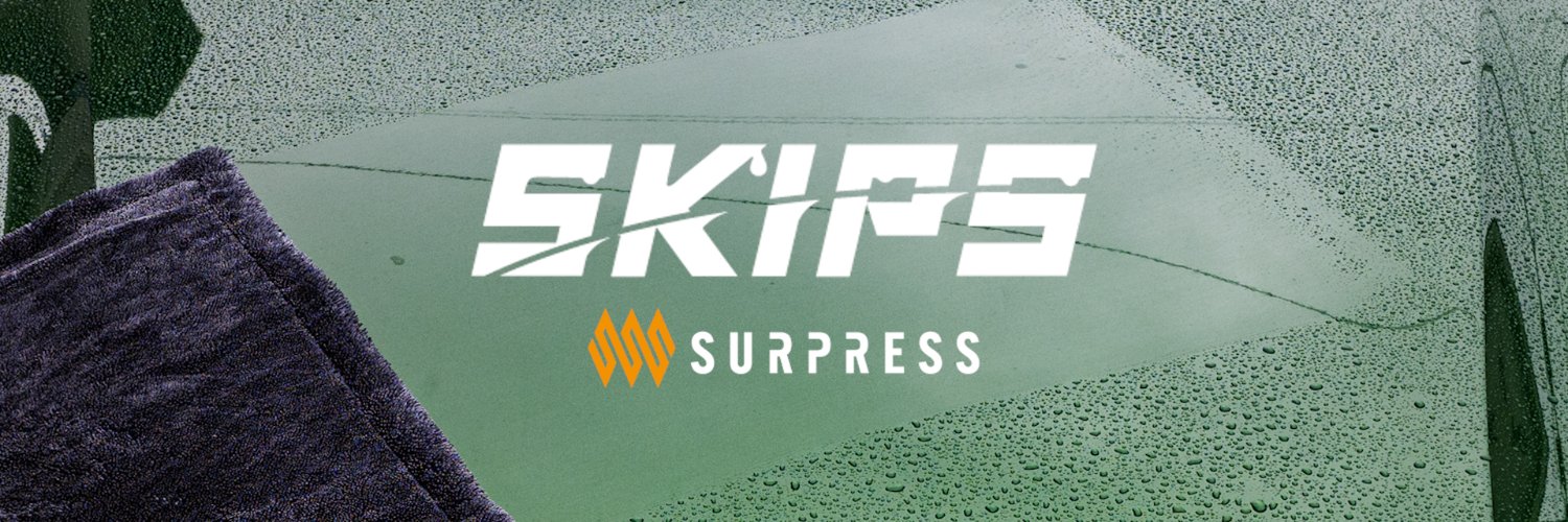 SURPRESS(サプレス) | 洗車拭上げタオル「SKIPS」's banner