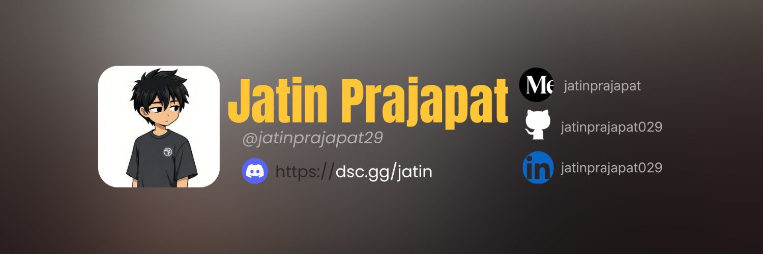 Jatin's banner