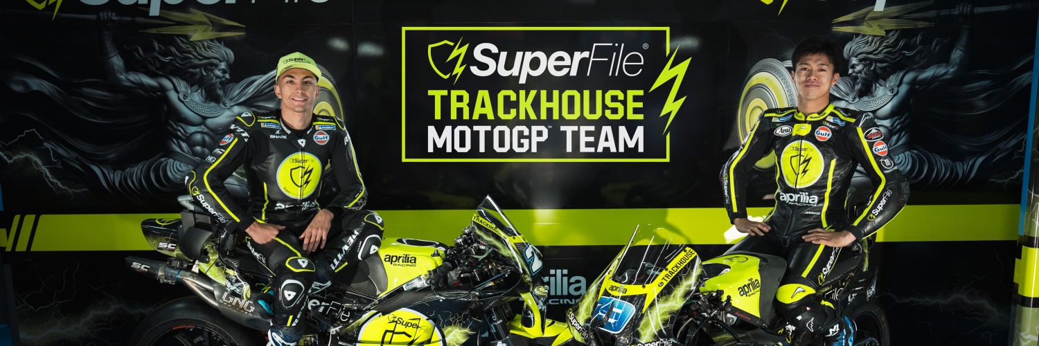 SuperFile Trackhouse MotoGP Team's banner