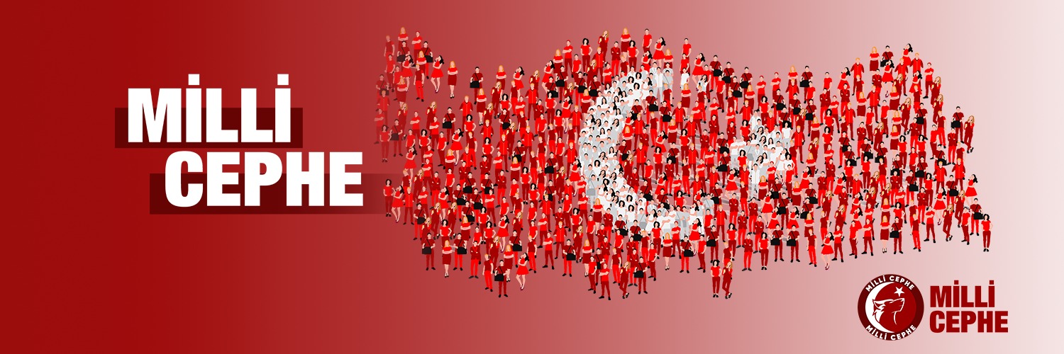 Milli Cephe's banner