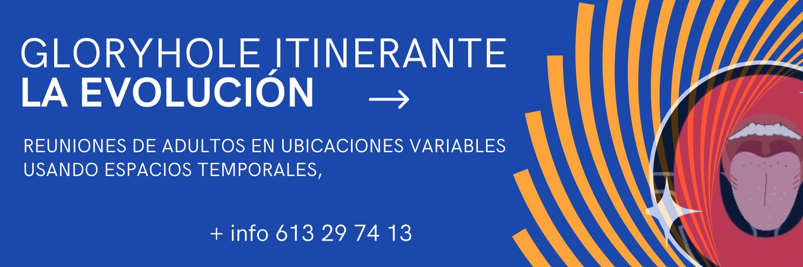 Glory Hole itinerante's banner