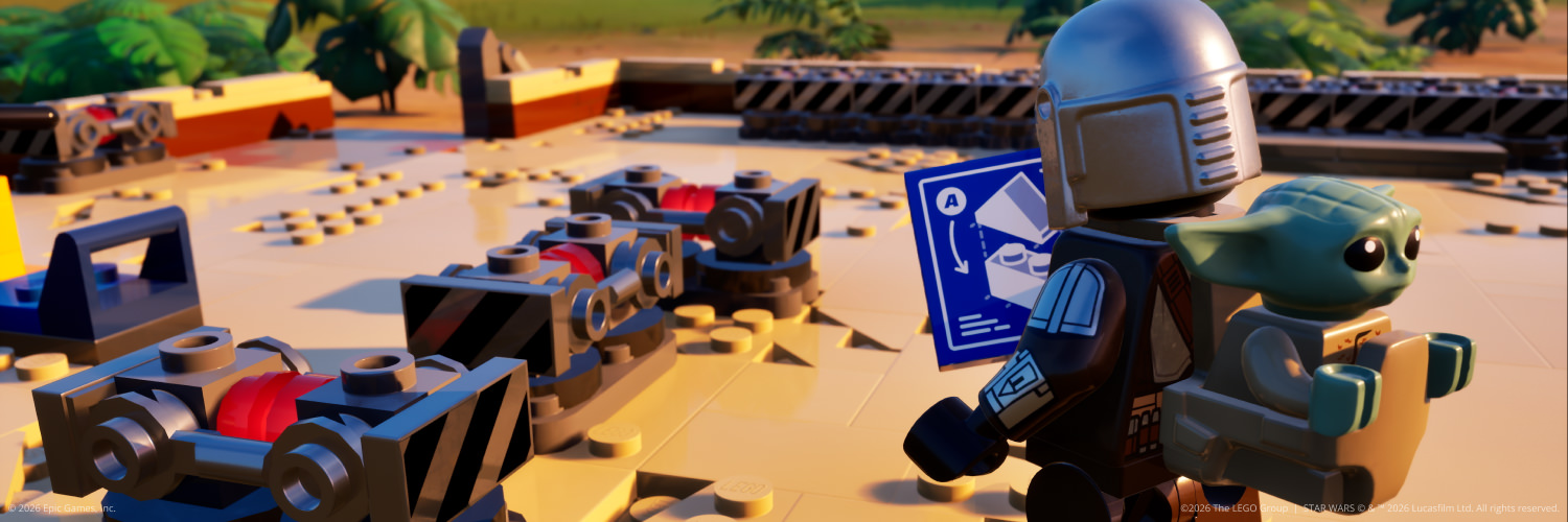 LEGO Fortnite's banner