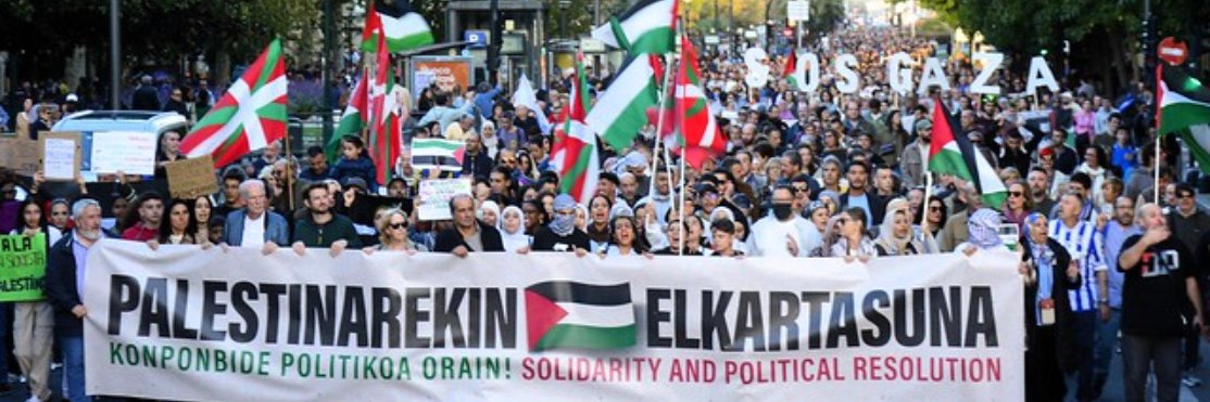 Gernika-Palestina Herri Ekimena's banner