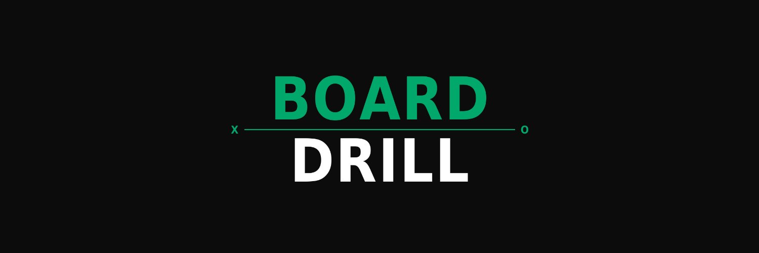 The Board Drill's banner