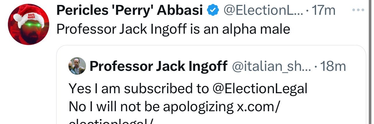 Professor Jack Ingoff's banner