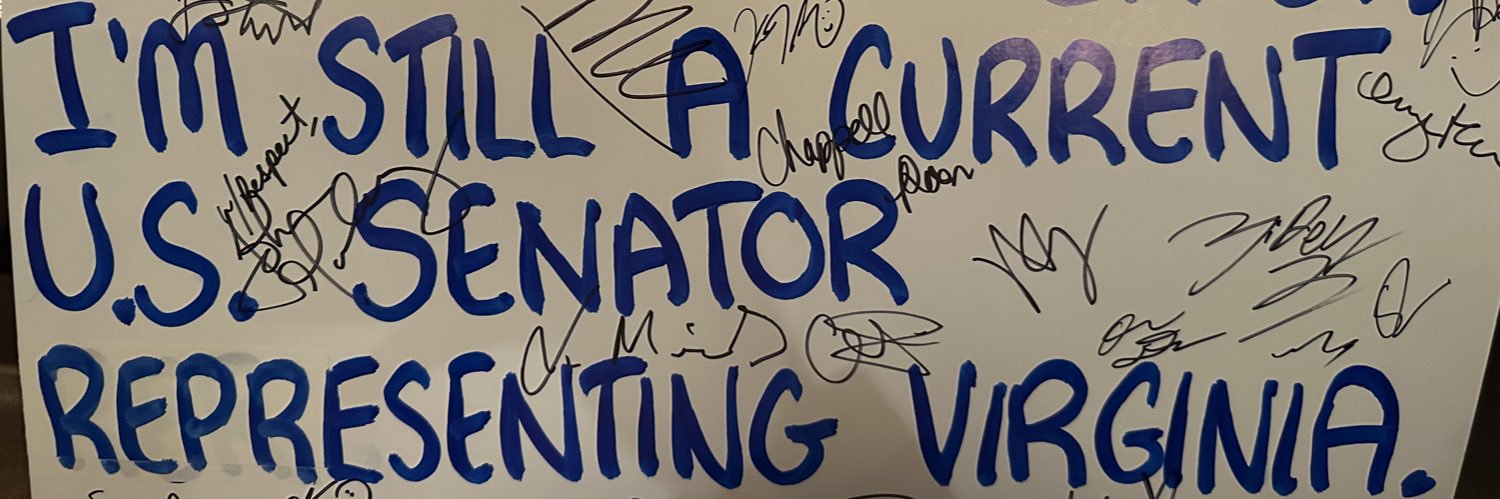 Tim Kaine's banner