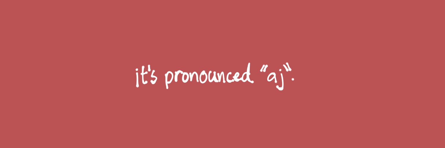AJ's banner