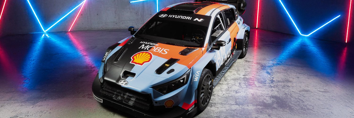 Hyundai Motorsport's banner