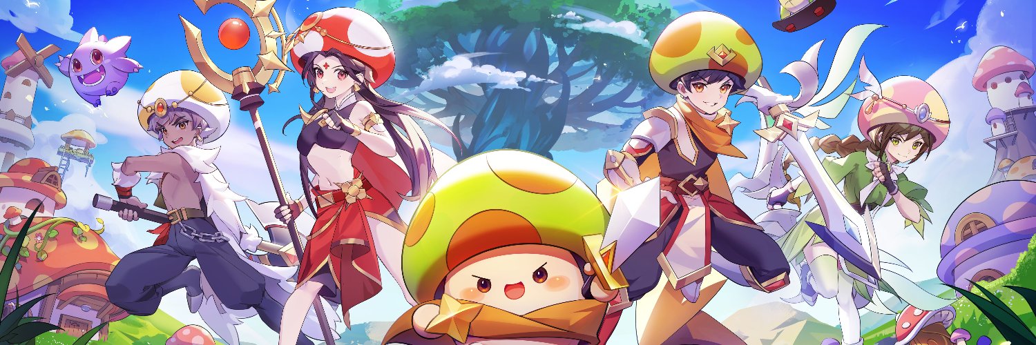 【公式】キノコ伝説：勇者と魔法のランプ｜好評配信中's banner
