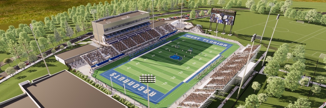 UWF Football's banner