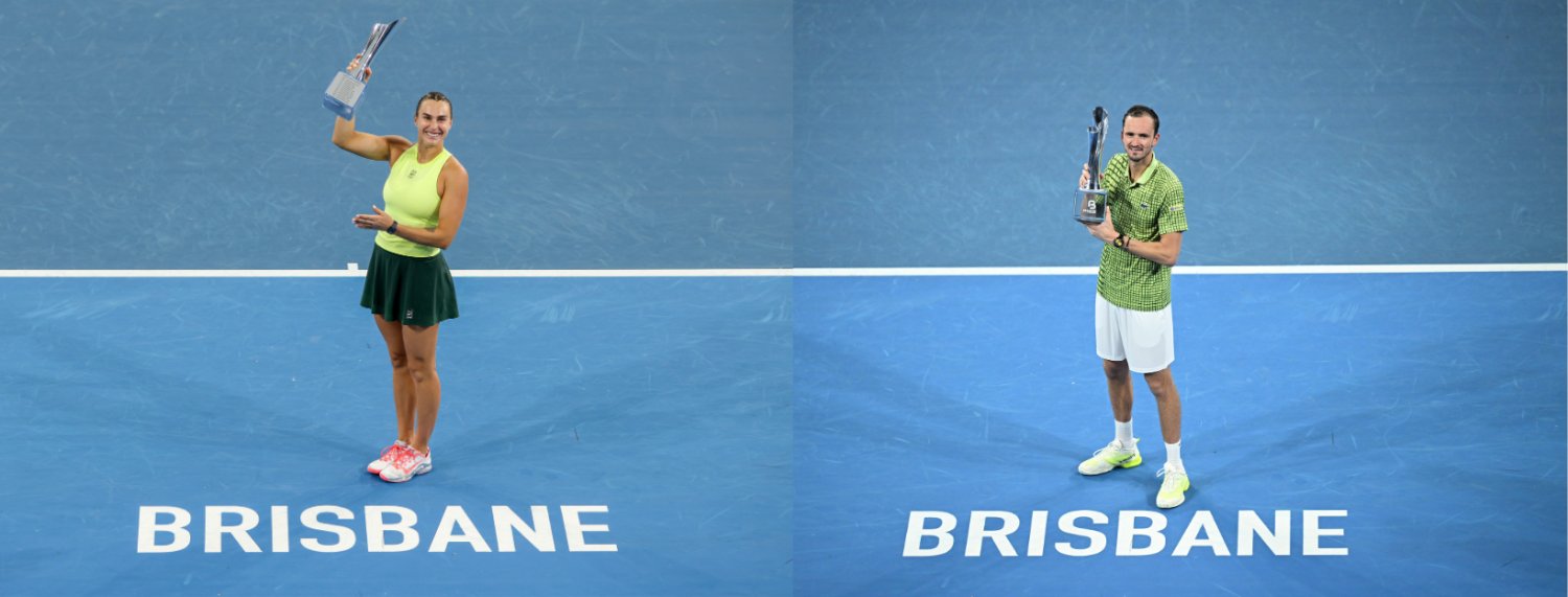 Brisbane International's banner