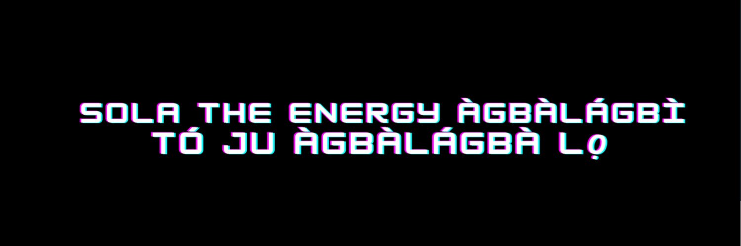 Solá: The Energy's banner