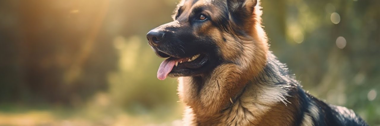 German Shepherd's banner