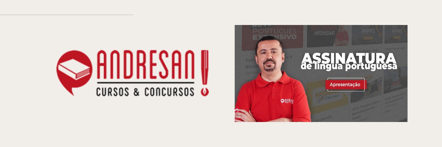 Prof. Andresan - Concursos Públicos's banner