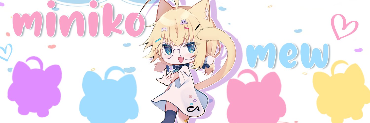miniko 📦 gremlin cat vtuber's banner