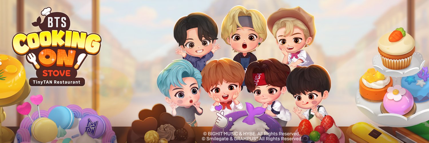 BTS Cooking On STOVE : TinyTAN Restaurant's banner