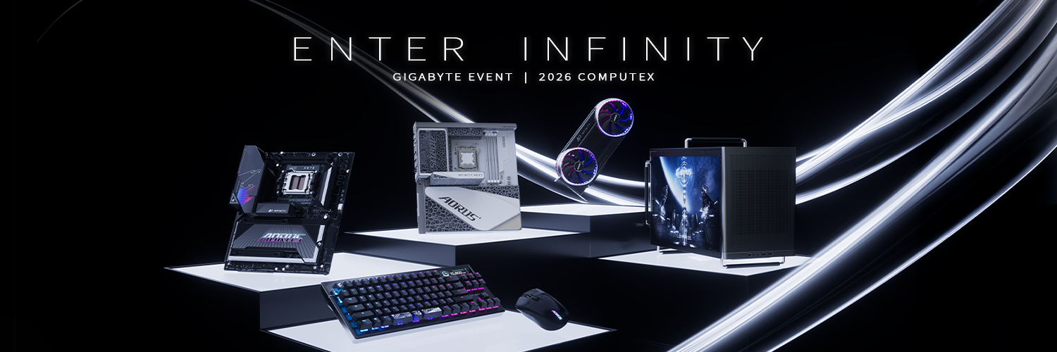 AORUS North America's banner