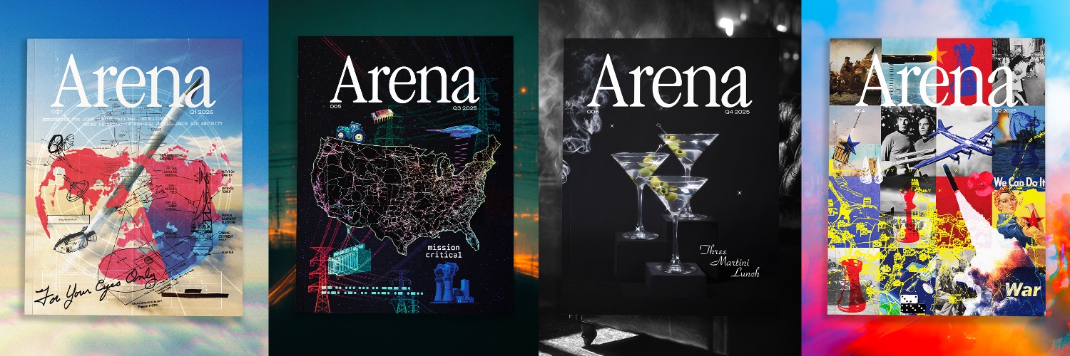 Arena Magazine's banner