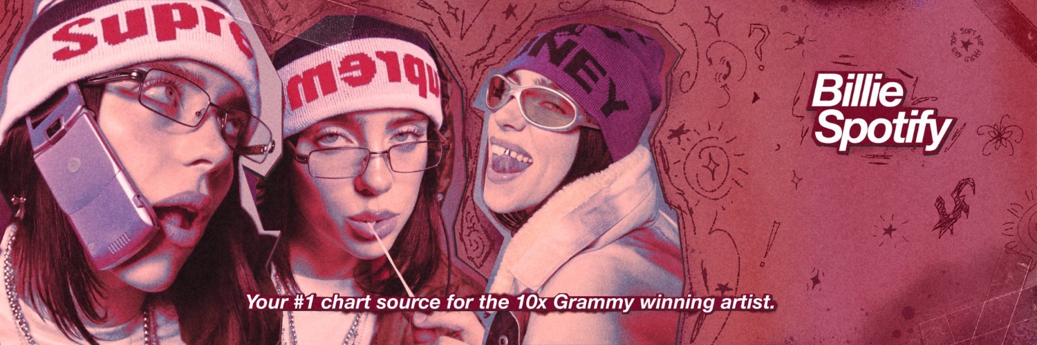 Billie Eilish Spotify's banner