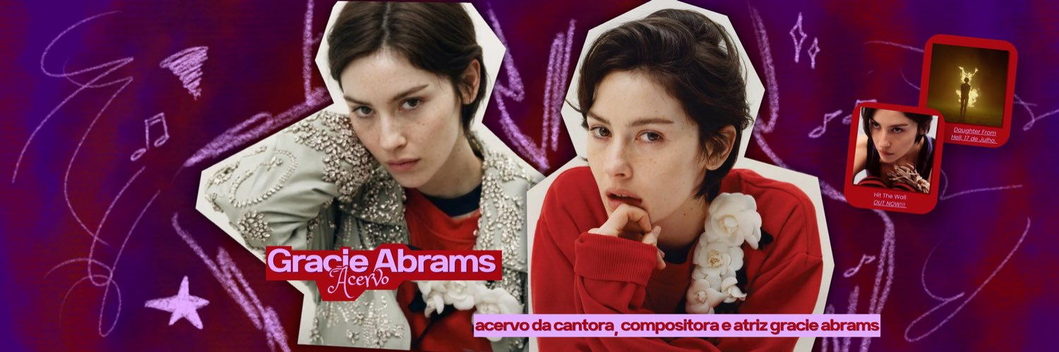 acervo gracie abrams's banner