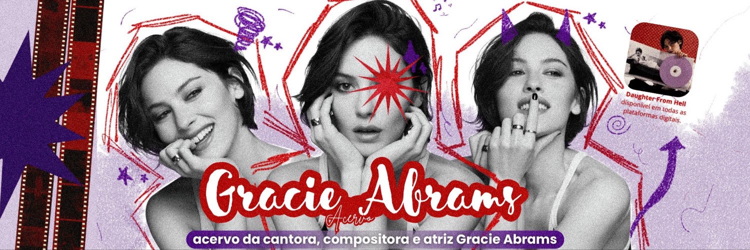 acervo gracie abrams's banner