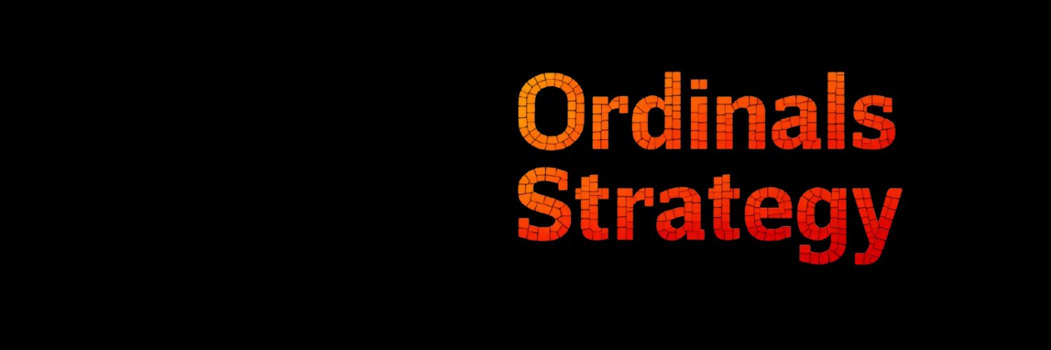 Ordinals Strategy's banner