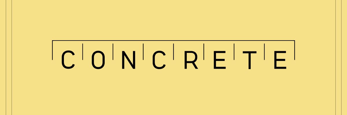Concrete's banner