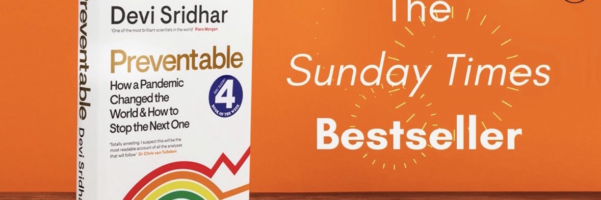 Prof. Devi Sridhar's banner