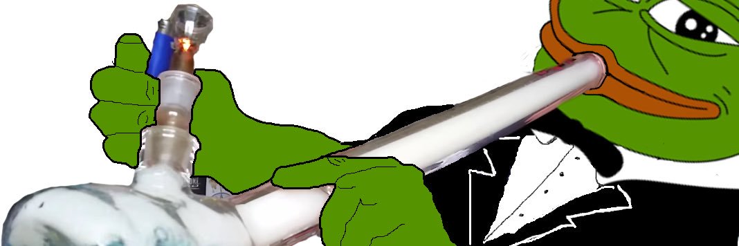 420 Weed Stoner Groyper's banner