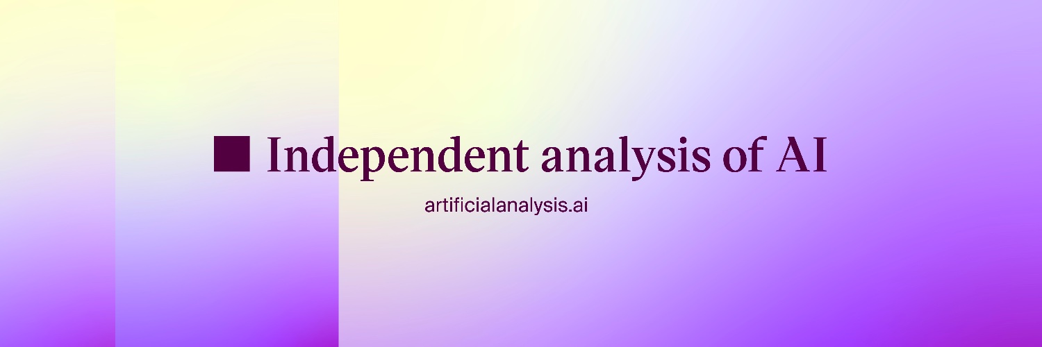Artificial Analysis's banner