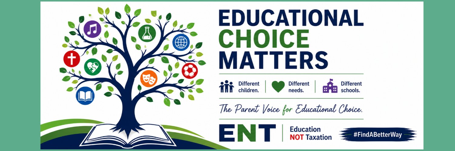 ENT - Education Not Taxation's banner