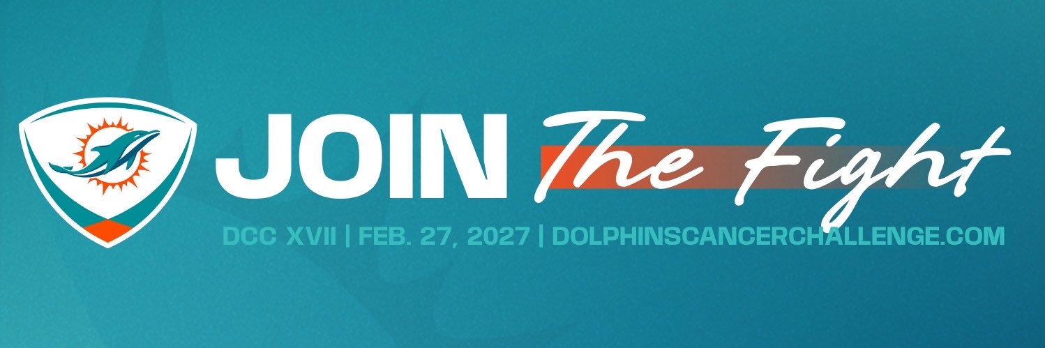 Dolphins Cancer Challenge's banner