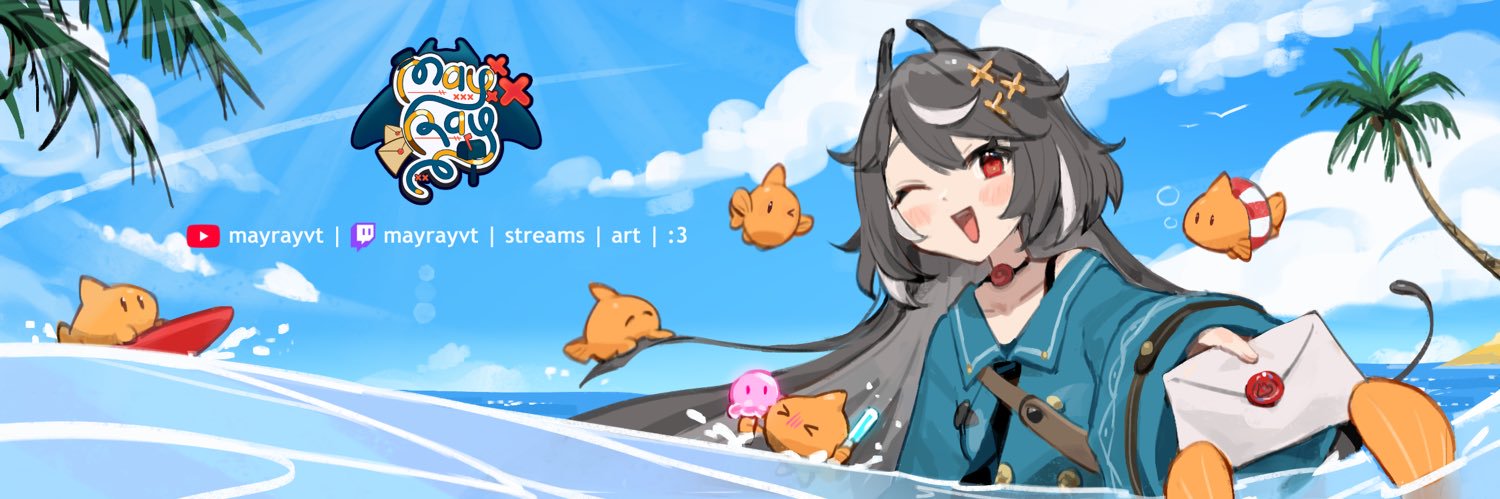 MayRay 💌 manta ray vtuber's banner