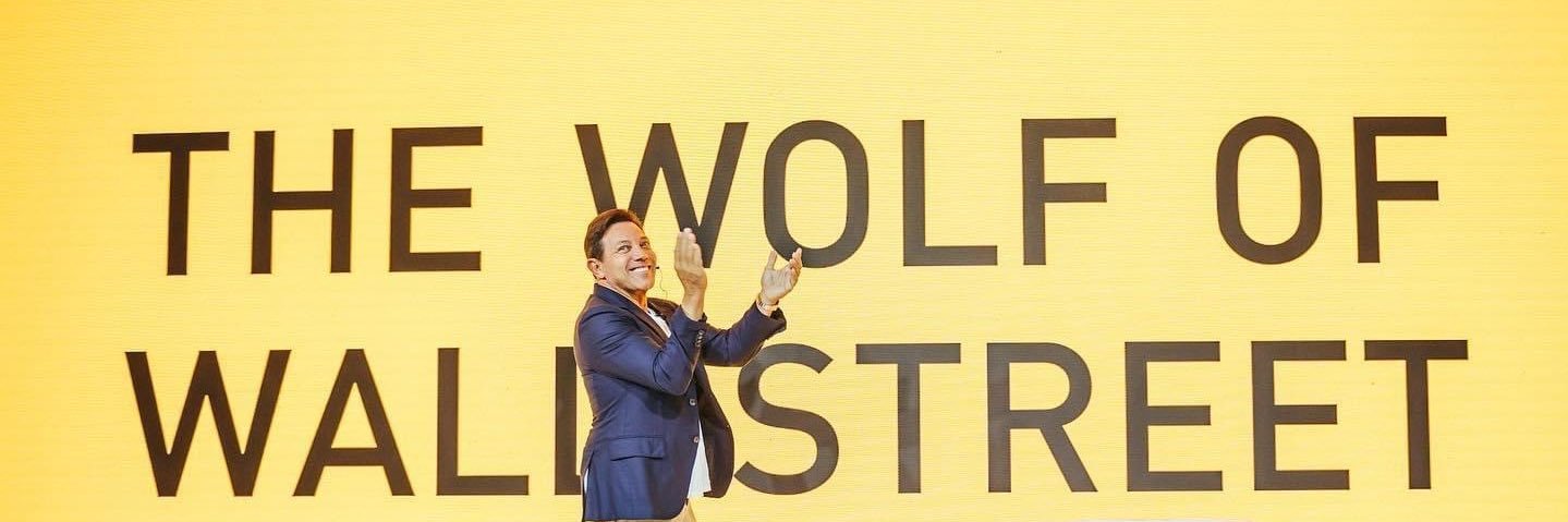 Jordan Belfort's banner