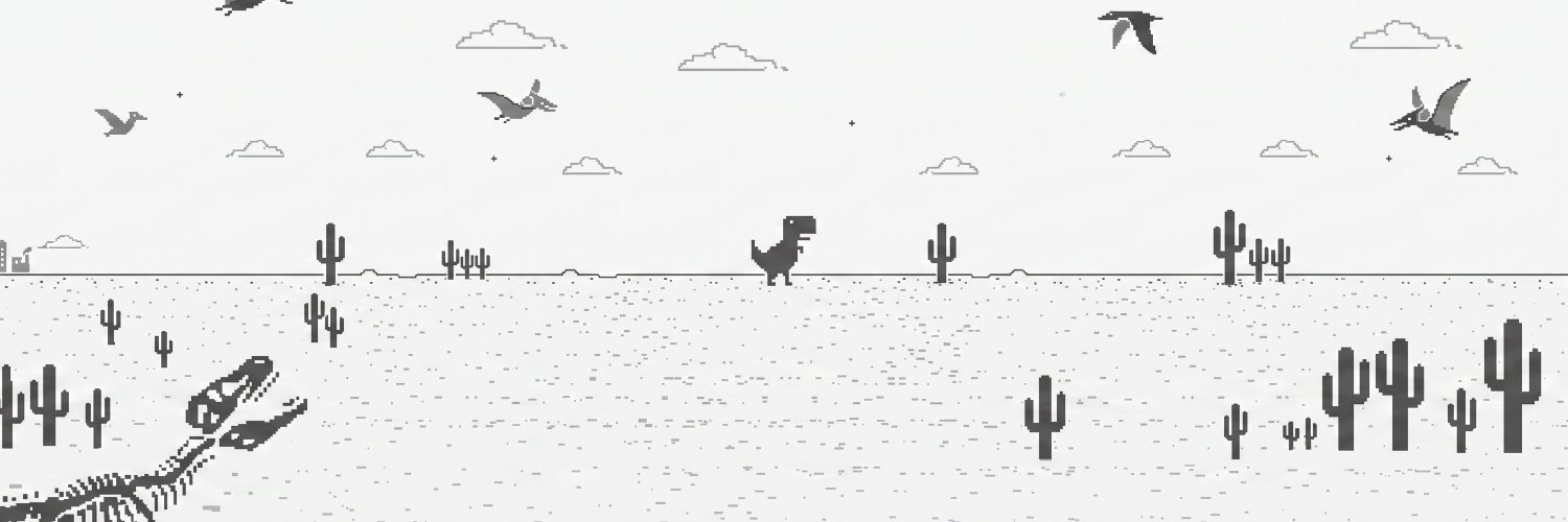 T-rex's banner