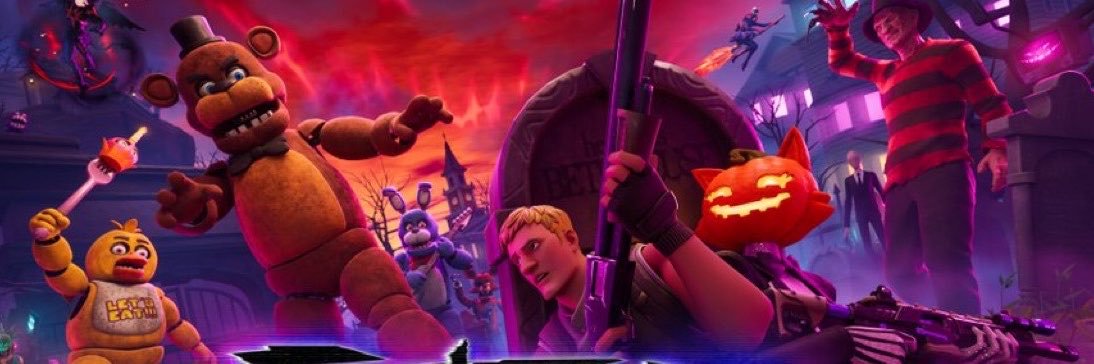 is Freddy Fazbear in the Fortnite itemshop?'s banner