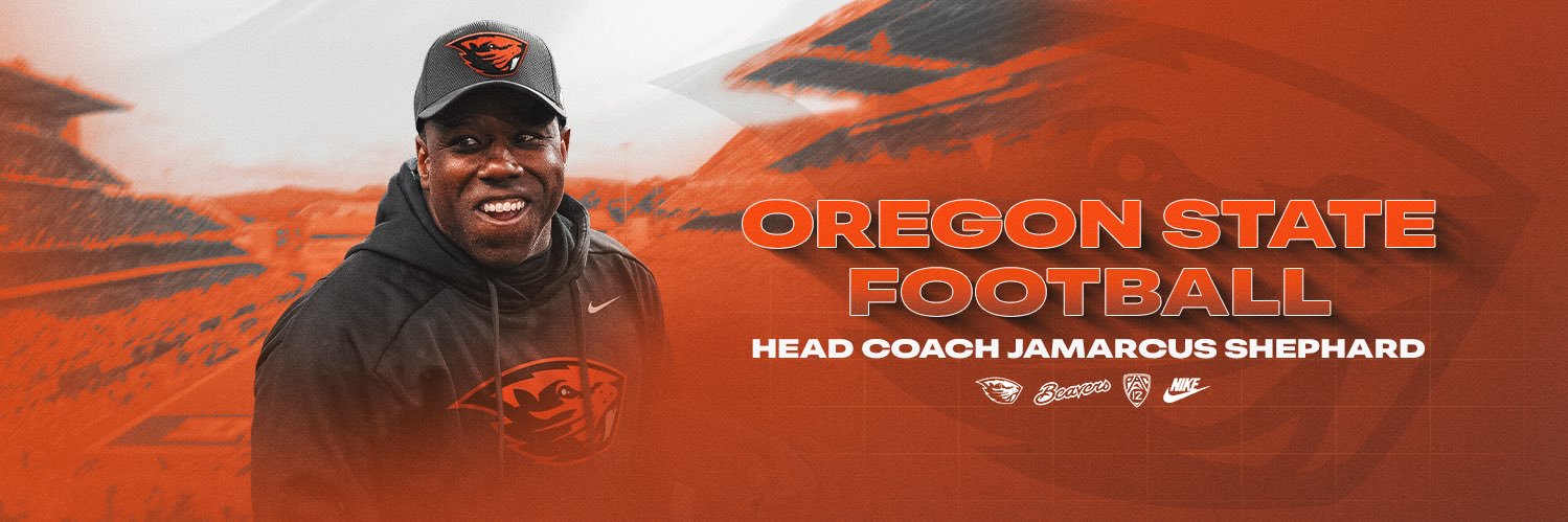 Oregon State Football's banner