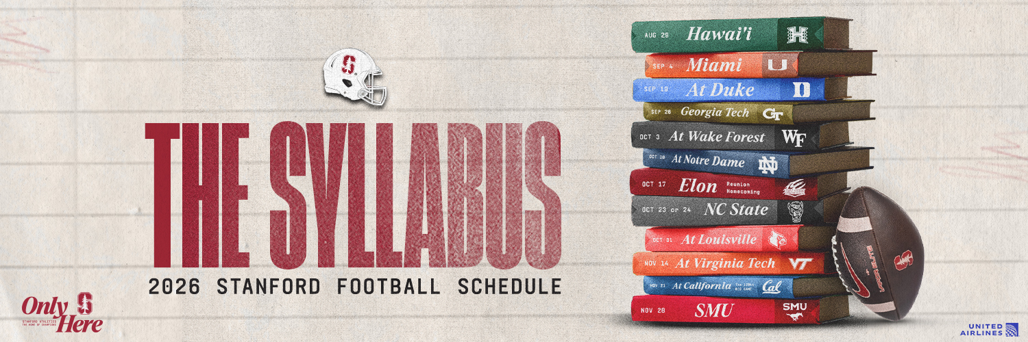 Stanford Football's banner
