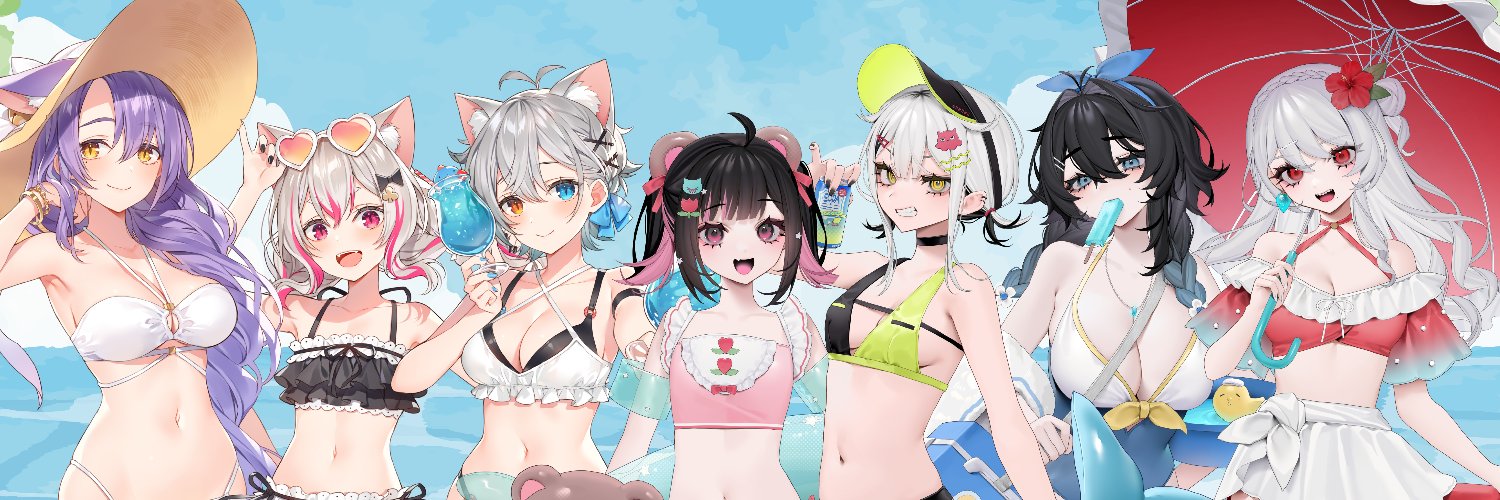 二藍しぃあ🪻♍️｜もりもりにゃんこめし's banner