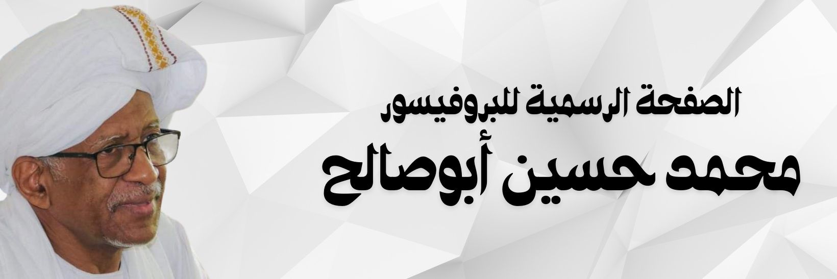 بروفيسور محمد حسين أبوصالح's banner