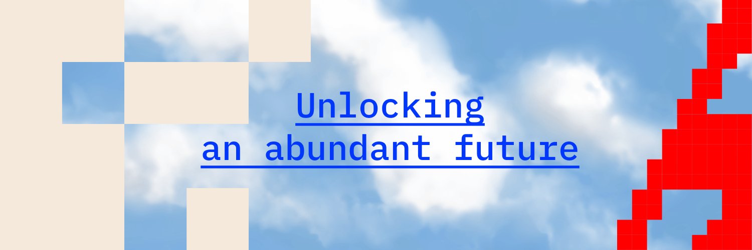 Abundance Institute's banner
