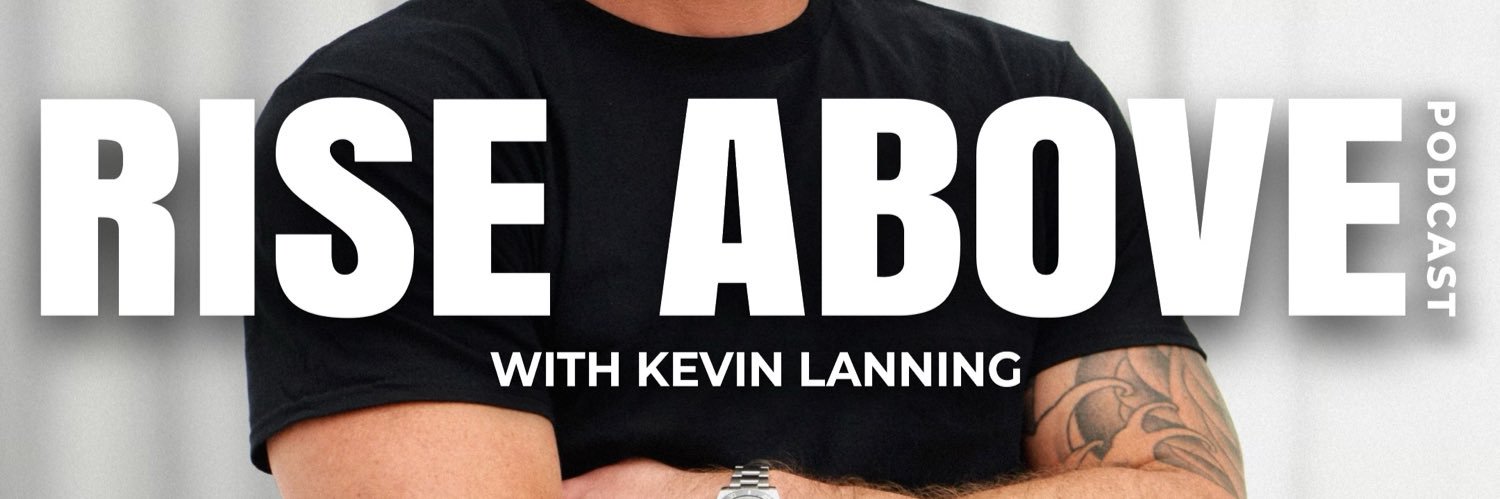 Rise Above with Kevin's banner
