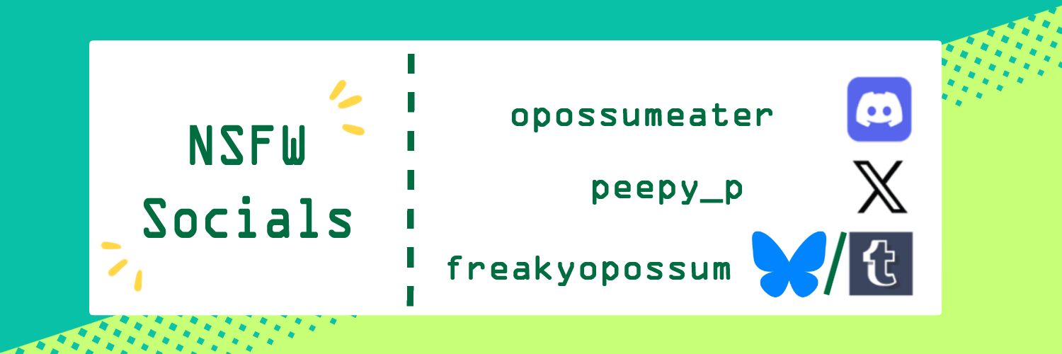 opossum🔞(Comms OPEN 3/3)'s banner
