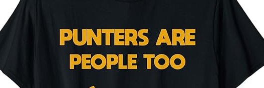 Strange punter's banner