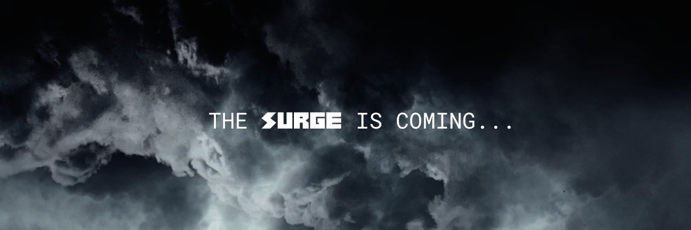 Surge's banner